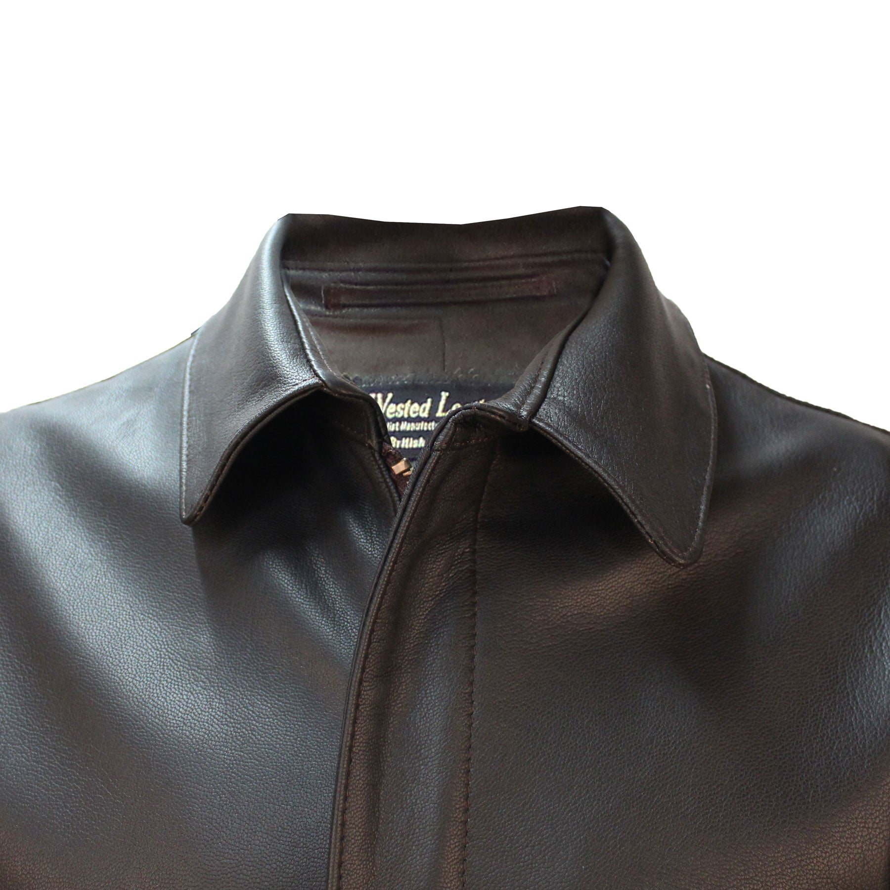 Men's Leather Jacket - Men's pilot style goat leather - La Bonita London